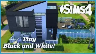 The Sims 4 - Tiny Black & White Family (House Build)