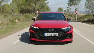 NEW 2025 Audi RS3 Sedan Facelift on Road & Track Driving - LOUD Exhaust Sounds