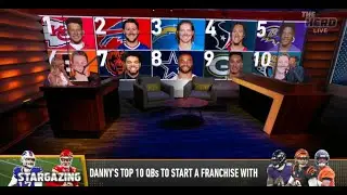 THE HERD | Danny's Top 10 QBs to start a Franchise with: Mahomes,Josh Allen, Herbert, CJ Stroud, Dak