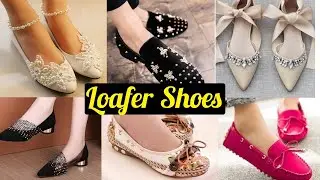 Ladies Loafer Shoes | Winter Shoes Collection | Stylish Half Loafer Shoes | Glitter winter Shoes