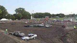 2020 Arcadia, NE Demolition Derby 90s&Newer Round 1