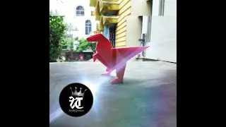 How to Make Origami Dinosaur 🦖| YouTube #Shorts