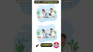 Spot 3 Differences #173 #riddles #spotthedifferencegam #logicpuzzles #brainflexarena