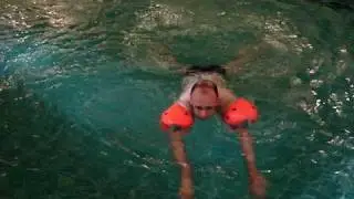 My first time with swim aids - October 2005