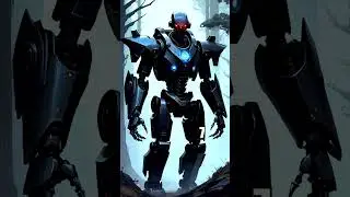 🦾⚫Black Robot Evolution #shorts #robot #robotics #robots #robotic #transformation #black