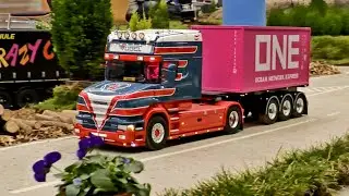 RC Trucks, loading dump trucks, forklift work and more.-Chemnitzer Modelltage 2025 part 5