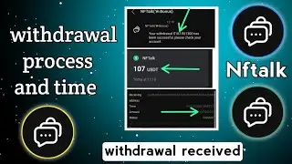 Nftalk withdrawal process complete detail 🥰