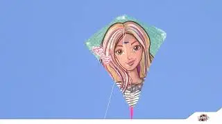 X Kites Flip Flop Reversible Polyester Diamond Easy Flyer Kites
