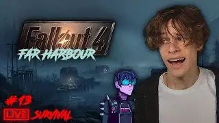 Fallout 4 Far Harbour Survival Mode! Part 13 - Most Treacherous Journey Yet (Livestream)