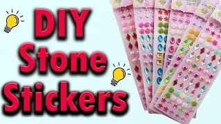DIY Stone Stickers - How To Make Stone Stickers | Homemade Stone Stickers | Craft Box