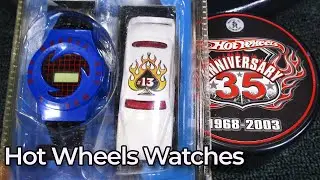Hot Wheels Watches | 35th Anniversary and Digital Watch with #13 Purple Passion