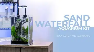Sand Waterfall Planted Aquarium Setup with the Aqua Worx Aquarium Kit A1 (20CM)