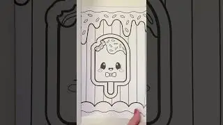 Kawaii Coloring Book Flip Through -