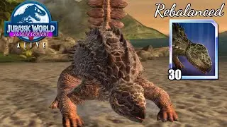 STEGOUROS Lvl 30 First Look! 3.6 Rebalanced Omega ~ Jurassic World Alive