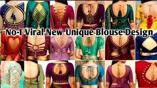 New Fancy Blouse Back Neck Design's 2026 बैक नेक ब्लाउज डिजाइन बाजू डिजाईन#baju#blousedesign