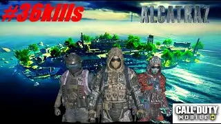 NEW ALCATRAZ MAP | COD MOBILE GAMEPLAY | 36 KILLS TRIO VS SQUAD #AlcatrazCodMobile#codmobilegameplay