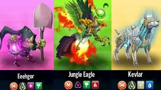 Monster Legends - Hatching New Mythic Monsters Eeehgor , Jungle Eagle And Kevlar