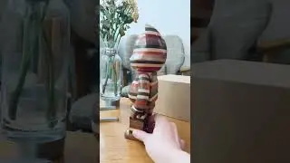 NY@BRICK HORIZON 400% Cat Figurine 28cm Nyabrick Wood