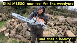 Stihl MS500i Unbox and First Run
