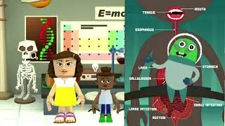 Journey of Food Inside the Body | Digestive System for Kids with Sofie & Rexo 