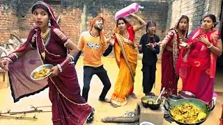 चटनी कंजूस देवरानी जेठानी के घर से मुर्गा चुराकर खाई ।। Chatani Kanjus Devrani ।। SASPNA LIFE COMEDY
