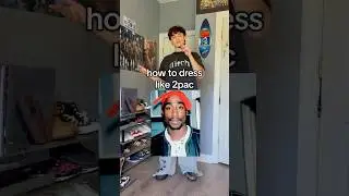 How to dress like Tupac Shakur #2pac #tupacshakur #howtostyle #fashion #outfitinspo