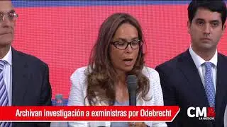 Archivan investigaci&oacute;n a las exministras Parody y &Aacute;lvarez por Odebrecht