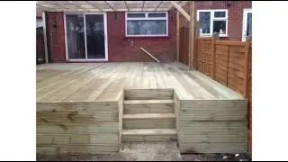 Large Decking & canopy installation Quick Timelapse