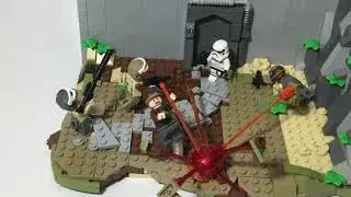 Rebel Attack on Imperial Base (Unknown Planet) - Star Wars - LEGO MOC