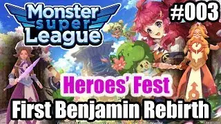 Monster Super League Heroes' Fest! 130 Eggs Rebirth and More! [MSL #003]