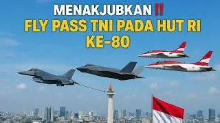 MENAKJUBKAN‼️ Fly Pass TNI pada HUT RI ke-80 #indonesia #hutri #tni #flypast #asianmilitarypower 