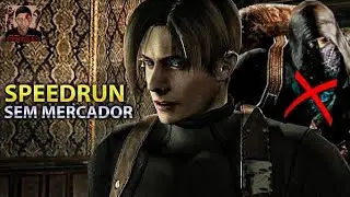 Resident Evil 4 Speedrun Sem Mercador e Sem Bug Profissional PS4 No Merchant Professional Glitchless