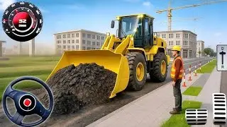 🚜 JCB Machine Truck Loading | Heavy Excavator Work | Construction Site Gameplay