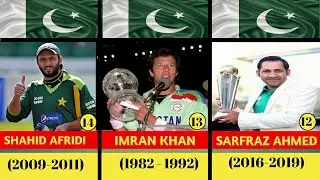 List Of All Captains Of Pakistan's Cricket Team 1952-2024 | Pakistan cricket team history