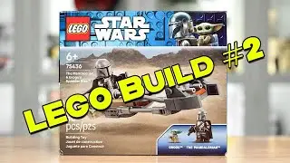 LEGO BUILD - Star Wars LIVE Build - Mandalorian & Grogu’s Speeder Bike 58 pcs - Build 2 [Edited]