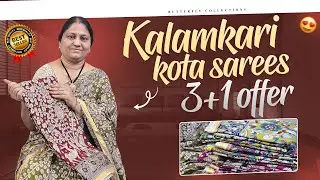 Wholesale Pure kalamkari kota sarees || Lightweight || breathable || traditional elegance
