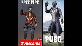 free fire vs pubg mobile|| hello emote || which is best. #shorts #bgmi #freefire