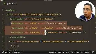 LIVE [Vue JS 3 + TypeScript + Tailwind Css] Alan Rezende criando componentes - Parte 2