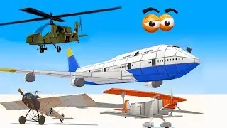 CUBE BUILDER for KIDS (HD) - Various Planes Compilation - AApV