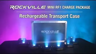 All about Your Rockville MINI RF1 CHARGE PACKAGE (8) Battery Powered DJ PAR Lights+Case+Remotes