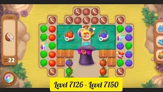 Gardenscapes ( Level 7126 - Level 7150 ) - All Puzzles - Gameplay PART - 336