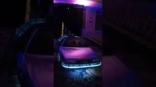 Corporate Event Delorean Time Machine entrance #80s #backtothefuture #shorts
