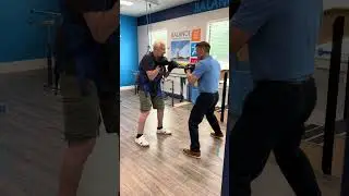 Boxing Drills are an excellent modality for certain populations. #fallprevention #vestibularrehab