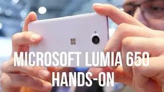Microsoft Lumia 650 hands-on: well that's a nice entry-level device!