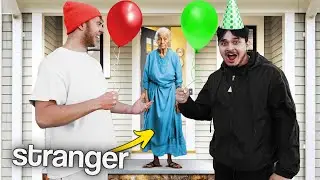 Asking Strangers To Party At Their House