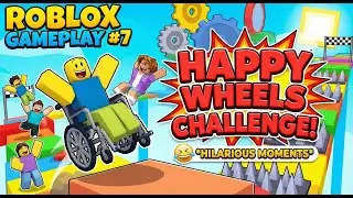 Roblox Gameplay #7: Happy Wheels CHALLENGE! *Hilarious Moments*
