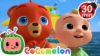 Submarine Song ⛵ | Cocomelon Animal Time 🐷 | 🔤 Subtitled Sing Along Songs 🔤 | Cartoons for Kids