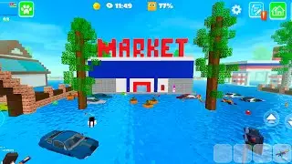 INSANE Massive Flood Submerges Destroy Market for the first time in Party Craft