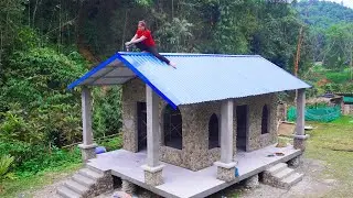 Technique Iron Welding And Corrugated Iron Roof For The House - Building New House 2024