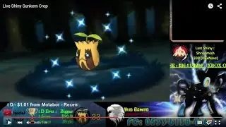 Live Shiny Sunkern In Pokemon ORAS After 33 Encounters via DexNav
